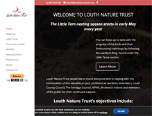 Tablet Screenshot of louthnaturetrust.org